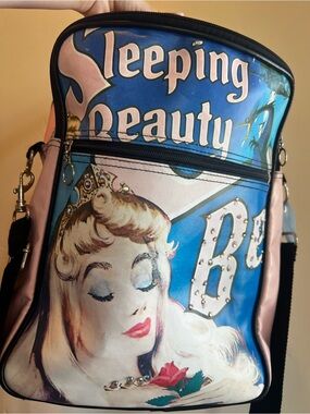 Disney Sleeping Beauty Crossbody Bag - Pink and Blue